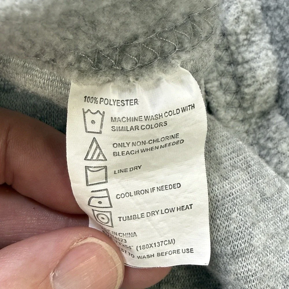 Snuggie cozy gray